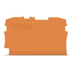 Wago Abschluss- und Zwischenplatte 2000-1292, 0,7 mm, Polyamid, Orange... WAGO-2000-1292 4045454711351 (Abb. 1)