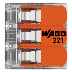 Wago Verbindungsklemme 221-613, 0,5-6mm2, Polycarbonat, Transparent... WAGO-221-613 4055143715416 (Abb. 1)