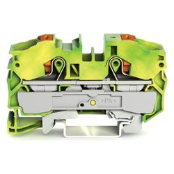 Wago 2-Leiter-Schutzleiterklemme TOPJOB S 2216-1207, 16mm2, 69,8x12x37,1mm, Polyamid, G... WAGO-2216-1207 4055143732765 (Abb. 1)