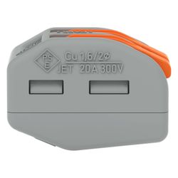 Wago Verbindungsklemme 222 222-412, 0,08-2,5mm2, Grau... WAGO-222-412 4050821346470 (Abb. 1)