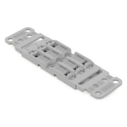 Wago Befestigungsadapter 221-2503, 3-fach, Schraubbefestigung, Polyamid, Grau... WAGO-221-2503 4066966119848 (Abb. 1)