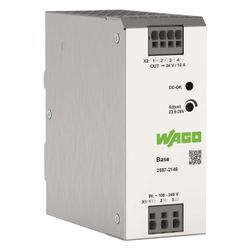 Wago Primär getaktete Stromversorgung Base 240W, 24V, 10A, 52x125x117mm... WAGO-2587-2146 4066966626490 (Abb. 1)