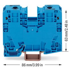 Wago 2-Leiter-Durchgangsklemme 285-134, 35mm2, 125A, 1000V, Blau... WAGO-285-134 4066966248432 (Abb. 1)