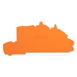 Wago Abschluss- und Zwischenplatte 2203-7692, 0,8mm, Orange... WAGO-2203-7692 4066966159615 (Abb. 1)