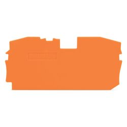 Wago Abschluss- und Zwischenplatte TOPJOB S 2016-1292, 1mm, Polyamid, Orange... WAGO-2016-1292 4044918121828 (Abb. 1)