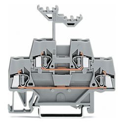 Wago Doppelstockklemme 280 280-519, 2,5mm2, 500V, 20A, Thermoplast, Grau... WAGO-280-519 4050821293583 (Abb. 1)