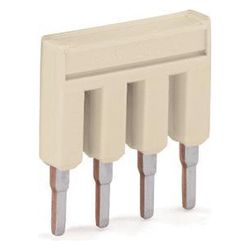 Wago Querverbinder 2000-405, 5-fach, 800V, 14A, 3,5mm Raster, isoliert, Lichtgrau... WAGO-2000-405 4055143695633 (Abb. 1)