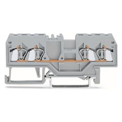 Wago 4-Leiter-Durchgangsklemme 280 280-833, 0,08-2,5 mm2, 800 V, 20 A, Grau... WAGO-280-833 4044918311328 (Abb. 1)