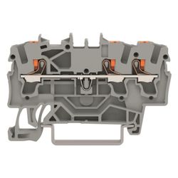 Wago 3-Leiter-Durchgangsklemme TOPJOB S 2202-1301, 2,5mm2, grau... WAGO-2202-1301 4055143848503 (Abb. 1)