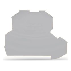 Wago Abschluss- und Zwischenplatte TOPJOB S 2002-2291, 0,8 mm, Polyamid, Grau... WAGO-2002-2291 4044918691161 (Abb. 1)