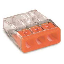 Wago COMPACT-Verbindungsdosenklemme 2273-203, 3-Leiter 0,5-2,5mm2, Polycarbonat, Transpa... WAGO-2273-203 4050821027850 (Abb. 1)