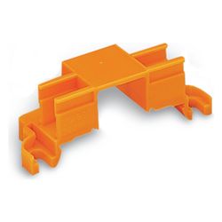 Wago Befestigungsadapter Serie 243 243-112, für 4 Steckplätze, Polyamid, Orange... WAGO-243-112 4017332335508 (Abb. 1)