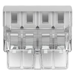Wago Verbindungsdosenklemme 2273-208, 8-Leiter 0,5-2,5mm2, 450V 24A, Transparent/Grau... WAGO-2273-208 4050821027881 (Abb. 1)