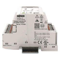 Wago Compact Controller 751-9301, 8DI 4DO 2AI 2AO 2NI1K/PT1K 1RS485 2xETHERNET, Polycarb... WAGO-751-9301 4066966192865 (Abb. 1)