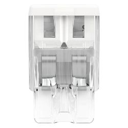 Wago Verbindungsdosenklemme 2273 2273-202, 0,5-2,5mm2, Polycarbonat, Transparent/Weiß... WAGO-2273-202 4050821027843 (Abb. 1)