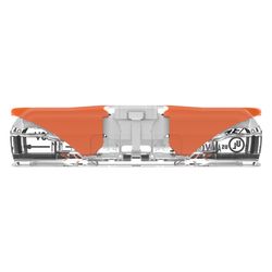 Wago Durchgangsverbinder 221 221-2401, 0,2-4mm2, 450V, 32A, Transparent/Orange... WAGO-221-2401 4066966120271 (Abb. 1)