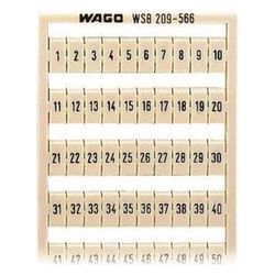 Wago WSB-Beschriftungskarte 209-566, Rastermaß 5mm, weiß... WAGO-209-566 4017332273138 (Abb. 1)