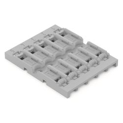 Wago Befestigungsadapter 221-2525, 5-fach, Schraubbefestigung, Polyamid, Grau... WAGO-221-2525 4066966119961 (Abb. 1)