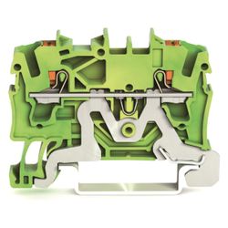 Wago 2-Leiter-Schutzleiterklemme TOPJOB S 2202-1207, 0,25-4mm2, Thermoplast, Grün/Gelb... WAGO-2202-1207 4055143848541 (Abb. 1)