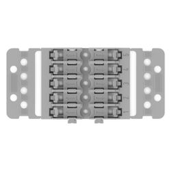 Wago Befestigungsadapter 221-2505, 5-fach, Schraubbefestigung, Polyamid, Grau... WAGO-221-2505 4066966119862 (Abb. 1)