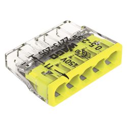 Wago COMPACT-Verbindungsdosenklemme 2273 2273-205, 5-Leiter 0,5-2,5mm2, Polycarbonat, Ge... WAGO-2273-205 4050821027874 (Abb. 1)