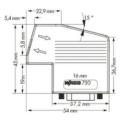 Wago CANopen-Feldbusstecker 750-963, 9-polig, Lichtgrau... WAGO-750-963 4045454344405 (Abb. 1)