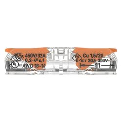 Wago Durchgangsverbinder 221, 0,2-4mm2, Transparent, 221-2411... WAGO-221-2411 4066966102666 (Abb. 1)
