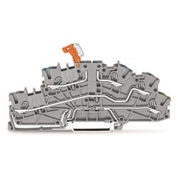 Wago Installationsetagenklemme 2003 2003-6641, 0,25-4mm2, Thermoplast, Grau... WAGO-2003-6641 4050821322030 (Abb. 1)