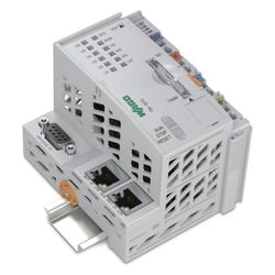 Wago Controller PFC200 750-8212, 24V, 100x78,6x100mm, Lichtgrau... WAGO-750-8212 4055143758789 (Abb. 1)