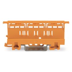 Wago Befestigungsadapter 221, für 2- 3- 5-Leiter-Verbindungsklemmen 6mm2, Polyamid, orang... WAGO-221-510 4055143736695 (Abb. 1)