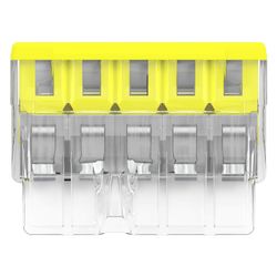 Wago COMPACT-Verbindungsdosenklemme 2273 2273-205, 5-Leiter 0,5-2,5mm2, Polycarbonat, Ge... WAGO-2273-205 4050821027874 (Abb. 1)