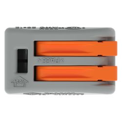 Wago Verbindungsklemme 222 222-412, 0,08-2,5mm2, Grau... WAGO-222-412 4050821346470 (Abb. 1)
