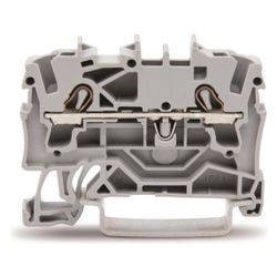 Wago 2-Leiter-Durchgangsklemme TOPJOB S 2002-1201, 2,5mm2, 800V, 24A, Grau... WAGO-2002-1201 4017332999168 (Abb. 1)