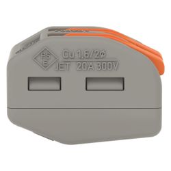 Wago Verbindungsklemme 222 222-412, 0,08-2,5mm2, Grau... WAGO-222-412 4050821346470 (Abb. 1)