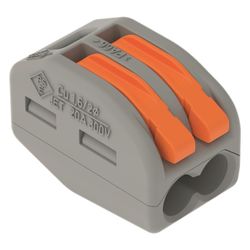 Wago Verbindungsklemme 222 222-412, 0,08-2,5mm2, Grau... WAGO-222-412 4050821346470 (Abb. 1)