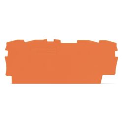 Wago Abschluss- und Zwischenplatte TOPJOB S 2002-1492, 0,8mm, Polyamid, Orange... WAGO-2002-1492 4055143234245 (Abb. 1)