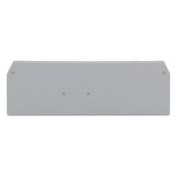 Wago Abschluss- und Zwischenplatte 281-334, 2,5mm, Grau... WAGO-281-334 4017332153461 (Abb. 1)