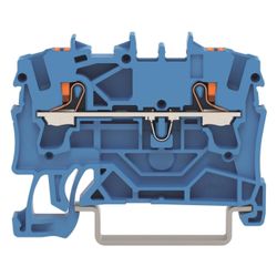 Wago 2-Leiter-Durchgangsklemme TOPJOB S 2202-1204, 2,5mm2, Blau... WAGO-2202-1204 4055143848534 (Abb. 1)
