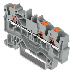 Wago 3-Leiter-Durchgangsklemme TOPJOB S 2202-1301, 2,5mm2, grau... WAGO-2202-1301 4055143848503 (Abb. 1)