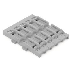Wago Befestigungsadapter 221-2525, 5-fach, Schraubbefestigung, Polyamid, Grau... WAGO-221-2525 4066966119961 (Abb. 1)