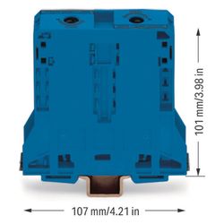Wago 2-Leiter-Durchgangsklemme 285 285-194, 25-95mm2, 1000V, 232A, Blau... WAGO-285-194 4044918452533 (Abb. 1)