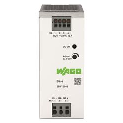 Wago Primär getaktete Stromversorgung Base 240W, 24V, 10A, 52x125x117mm... WAGO-2587-2146 4066966626490 (Abb. 1)