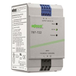 Wago Stromversorgung Eco 787-722, 120W 24V 5A, Federzuganschluss, Metallgehäuse... WAGO-787-722 4045454908188 (Abb. 1)