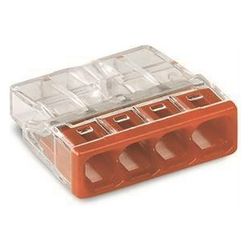 Wago COMPACT-Verbindungsdosenklemme 2273 2273-204, 4x0,5-2,5mm2, Polycarbonat, Transpare... WAGO-2273-204 4050821027867 (Abb. 1)