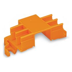 Wago Befestigungsadapter Serie 243 243-113, 6 Steckplätze, Polyamid, orange... WAGO-243-113 4017332335492 (Abb. 1)