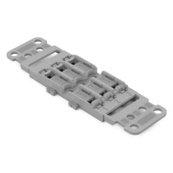 Wago Befestigungsadapter 221-2503, 3-fach, Schraubbefestigung, Polyamid, Grau... WAGO-221-2503 4066966119848 (Abb. 1)