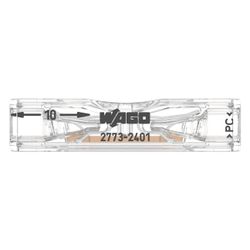 Wago Durchgangsverbinder 2773, 0,75-4mm2, 32A, 450V, Polycarbonat, Transparent, 2773-24... WAGO-2773-2401 4066966321630 (Abb. 1)
