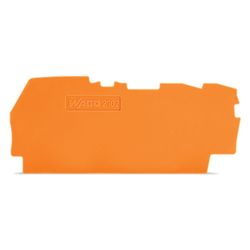 Wago Abschluss- und Zwischenplatte 2102-1392, 0,8mm, Polyamid, Orange... WAGO-2102-1392 4055143745376 (Abb. 1)