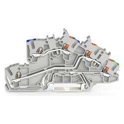 Wago Installationsetagenklemme 2203-7546, 400V 31A 5,2mm, Grau... WAGO-2203-7546 4066966122008 (Abb. 1)