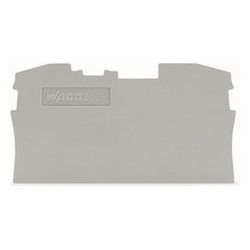 Wago Abschluss- und Zwischenplatte TOPJOB S 2006-1291, 1mm, Polyamid, Grau... WAGO-2006-1291 4017332072595 (Abb. 1)
